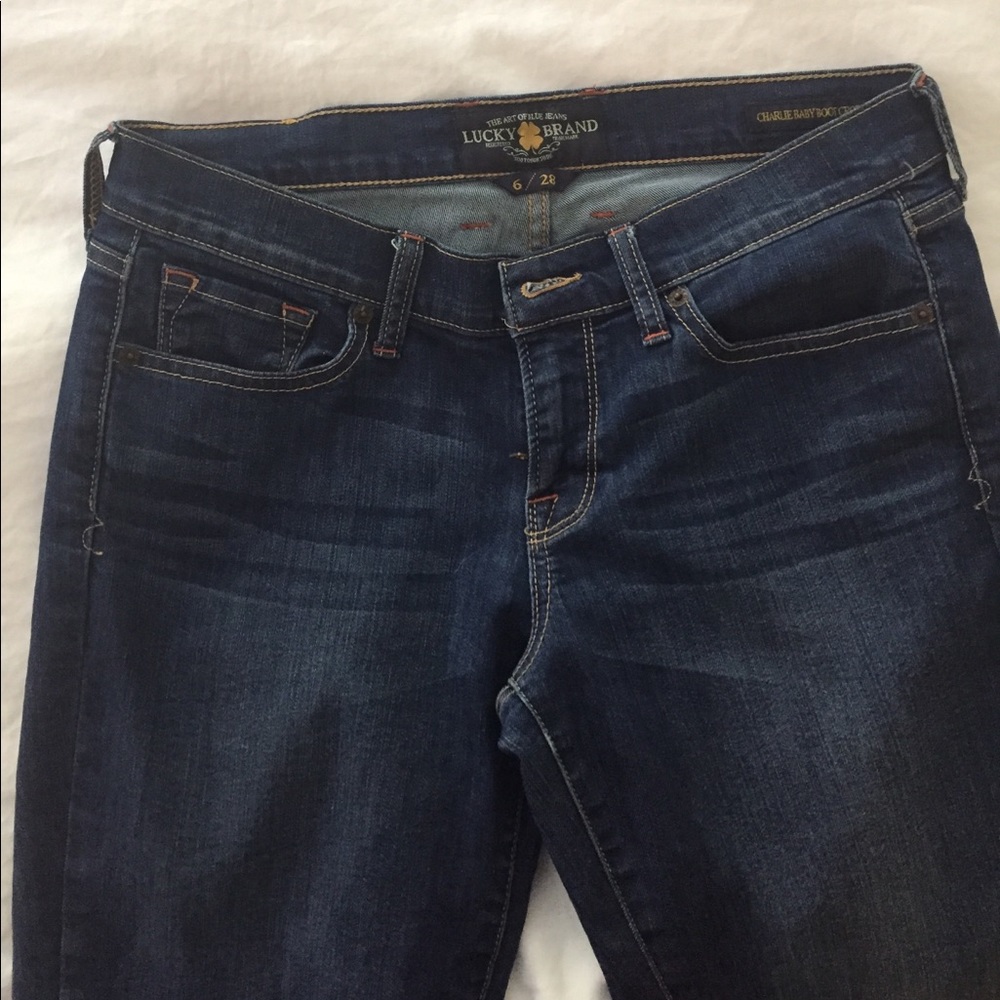 Lucky Brand Cropped Jeans, size 6