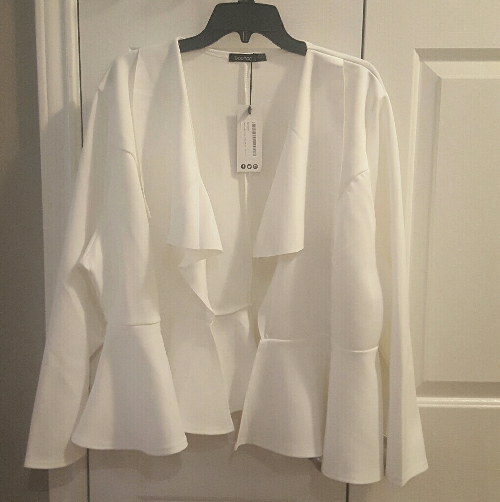 Trendy peplum blazer