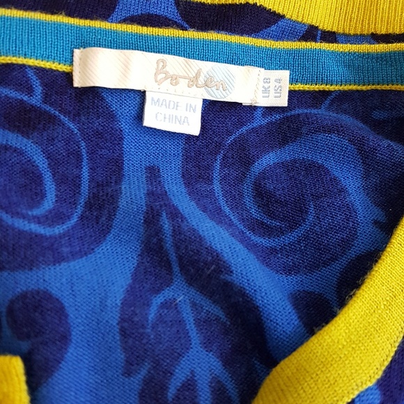 *SOLD* Outside of Poshmark Boden blue sweater - Picture 2 of 3