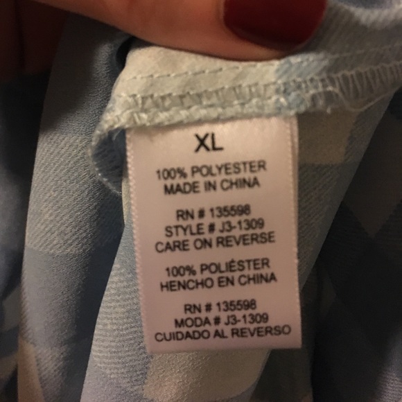 Blue checkered shirt - Picture 6 of 6