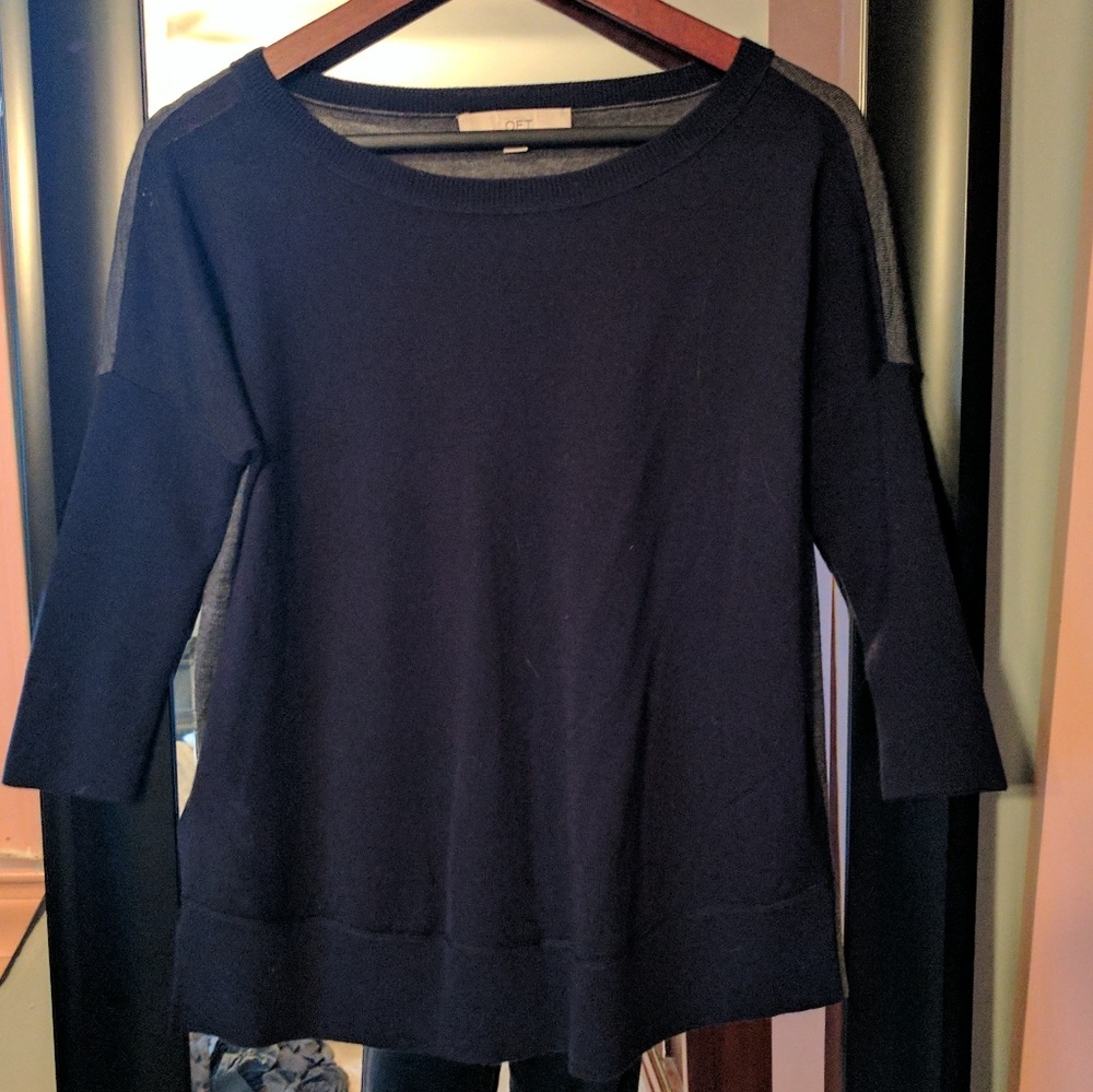 Loft two-tone sweater
