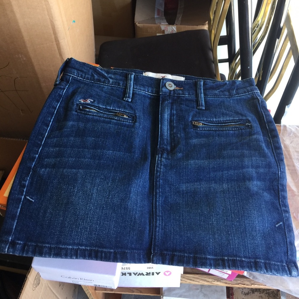 Brand new Hollister jean skirt