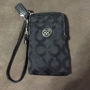 Coach Wristlet in Black