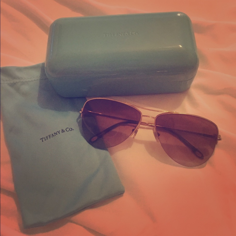 Gold Tiffany & Co. Aviators