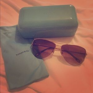Gold Tiffany & Co. Aviators