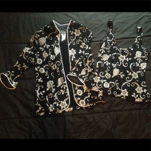 Women's dressy camisole and jacket