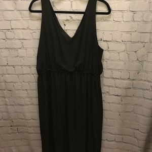 Pure Energy Black Chiffon Lined Hi-Lo Dress Sz 1X