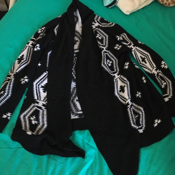 Jackets & Blazers - Black and white cardigan