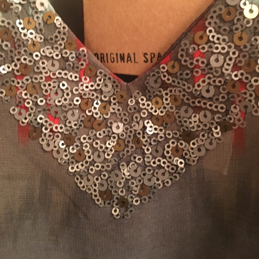 Sequin printed blouse - Picture 3 of 3