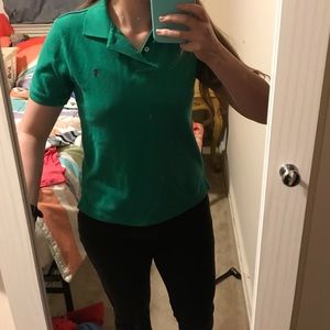 Juniors Sz 10-12 Green Polo from Ralph Lauren