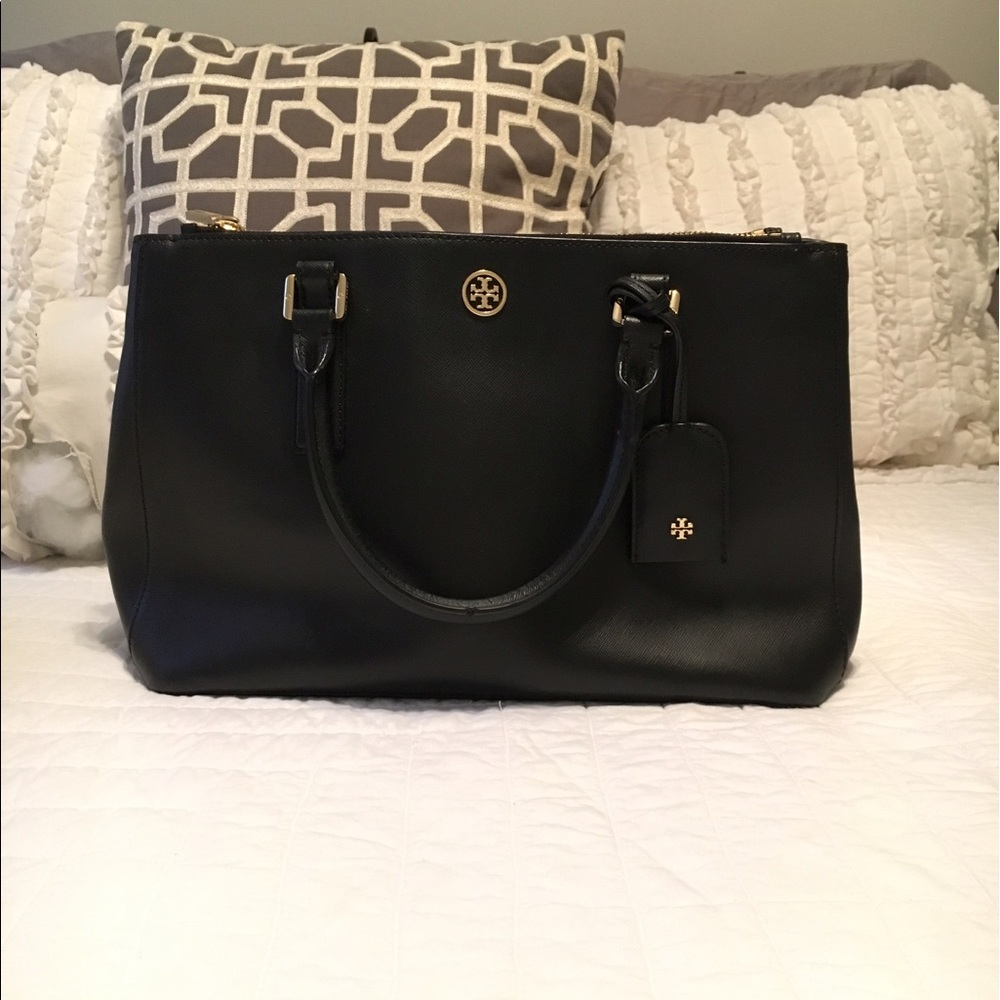 Tory Burch Robinson Double Zip Tote