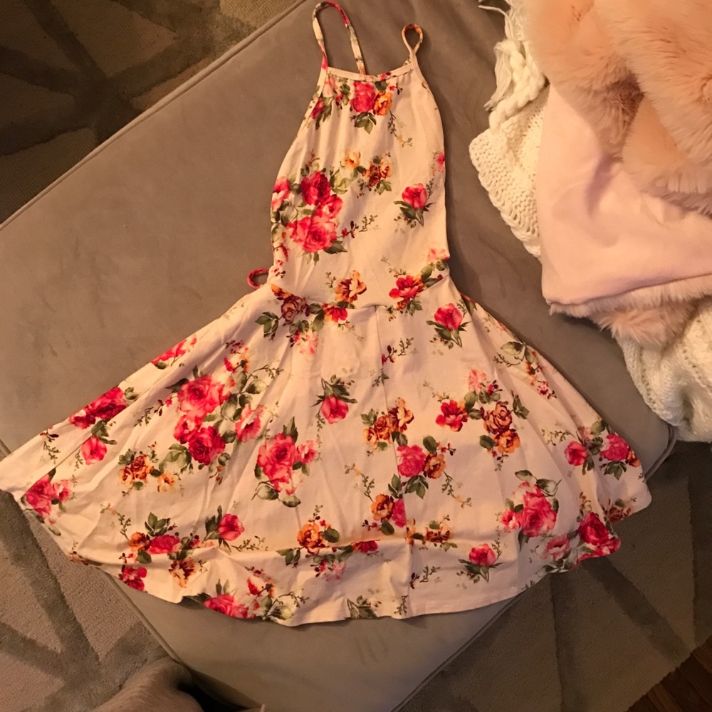 Floral fit and flare dress by Reformation