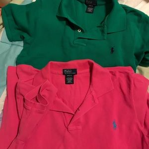 TWO - Juniors Sz 10-12 Polos by Ralph Lauren