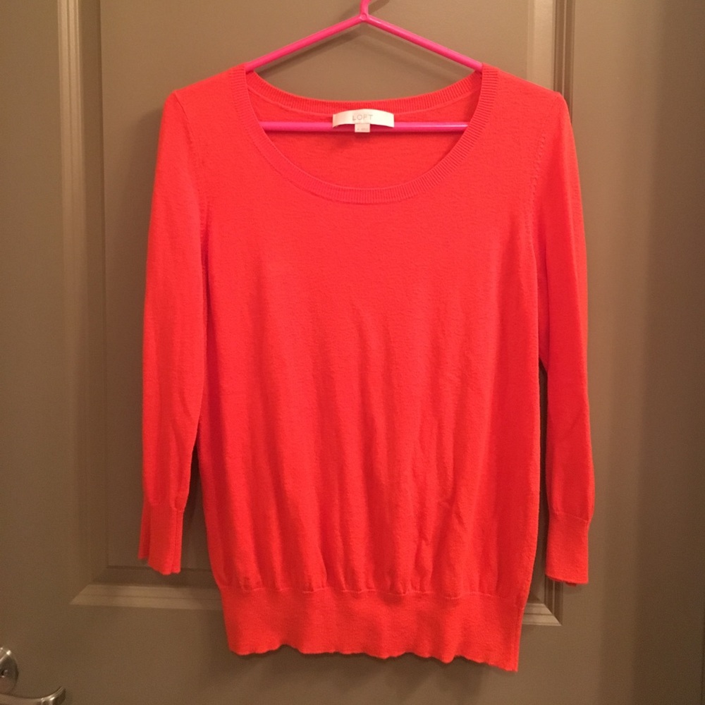 Loft 3/4 sleeve sweater - Picture 1 of 2
