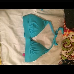 Blue VS bikini top