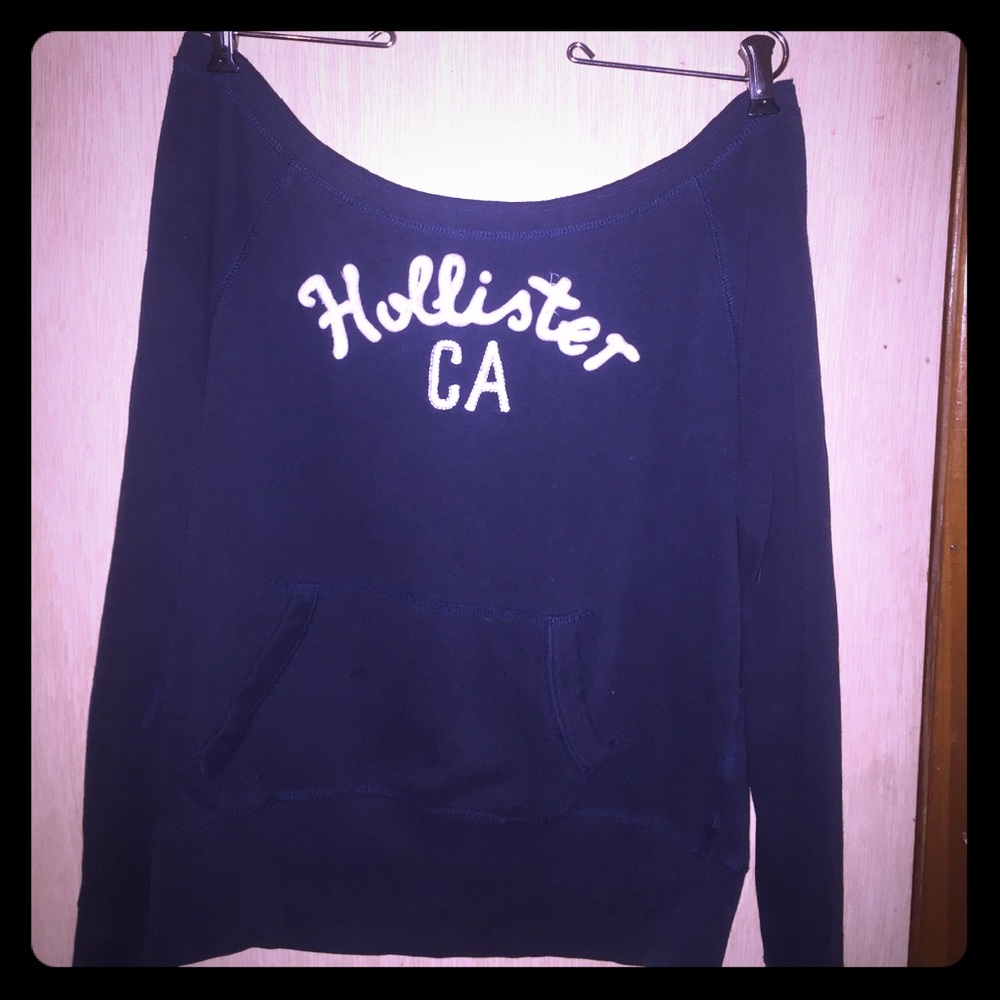 Hollister off shoulder sweatshirt