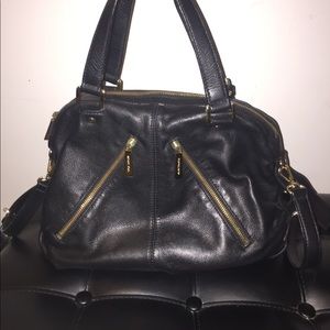 Black leather Michael Kors bag