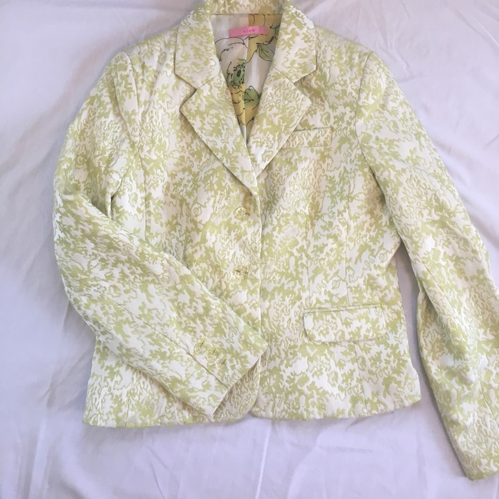 Printed Blazer