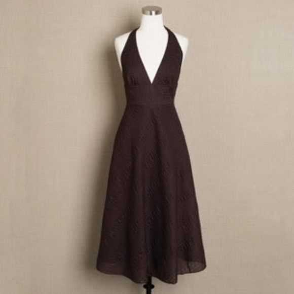 J. Crew Dresses & Skirts - J. Crew Cotton Embossed Beach Halter Dress