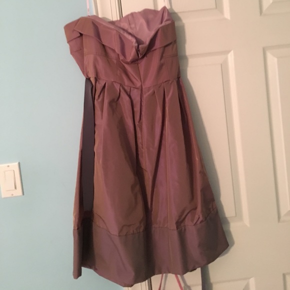 NWOT Vera Wang Rich lavender gown - Picture 3 of 4