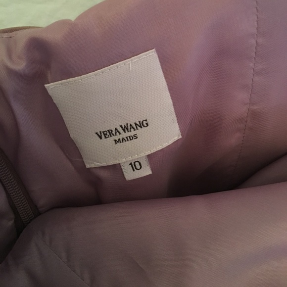 NWOT Vera Wang Rich lavender gown - Picture 4 of 4