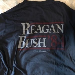 Rowdy Gentleman Reagan Bush '84 Long Sleeve Shirt
