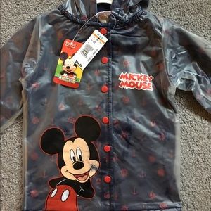 Mickey Mouse raincoat 2t