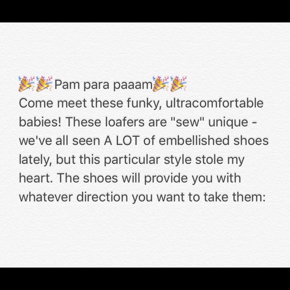 whimsical embellished pink loafers • nib - Picture 5 of 7