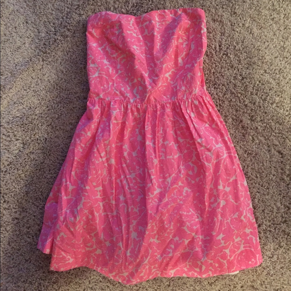 LILLY PULITZER STRAPLESS DRESS