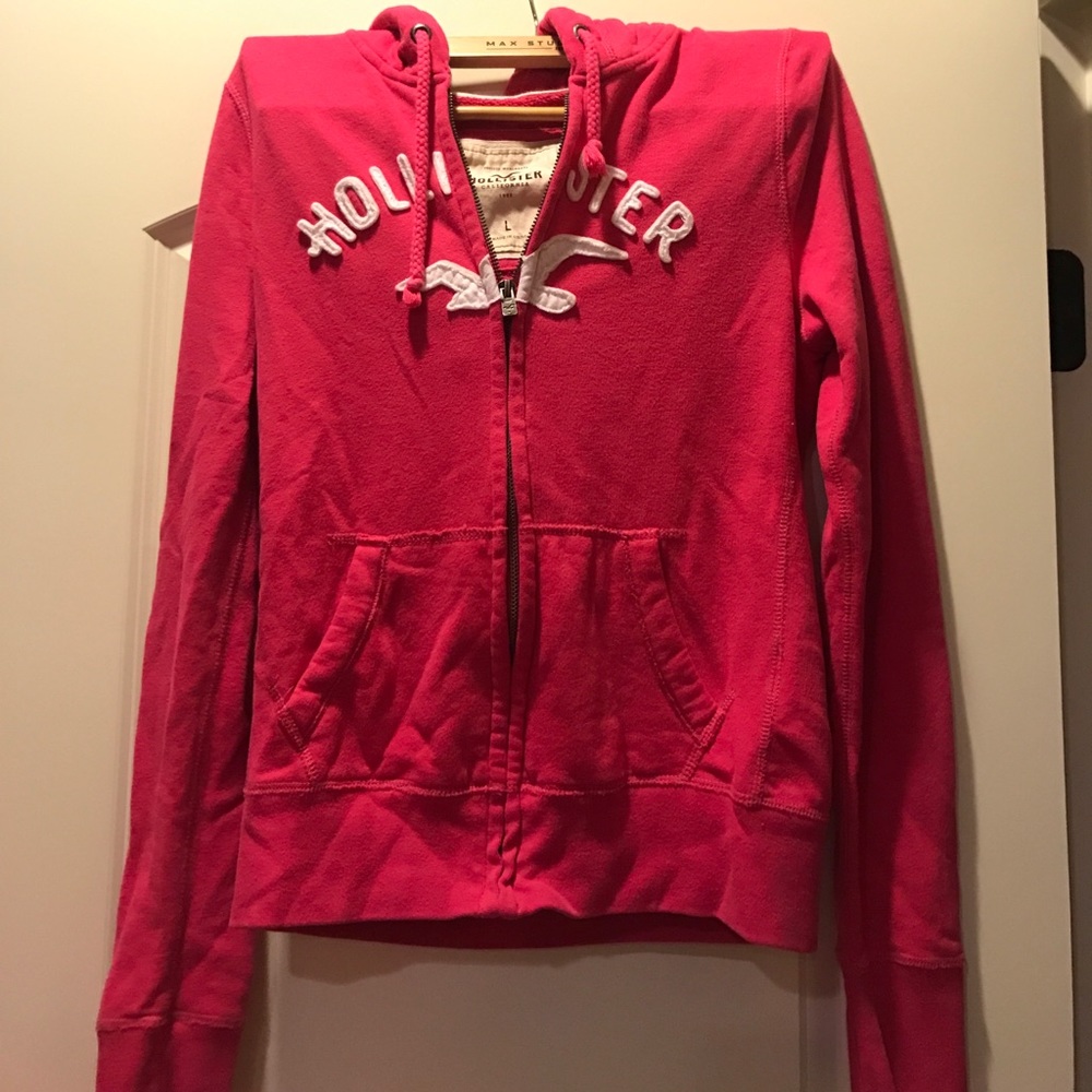 Junior hollister zip up hoodie
