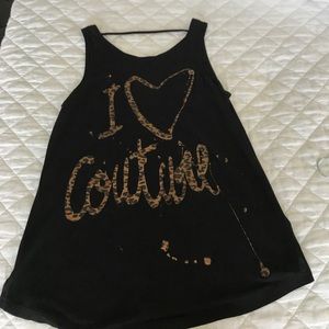 Back Juicy Couture tank top
