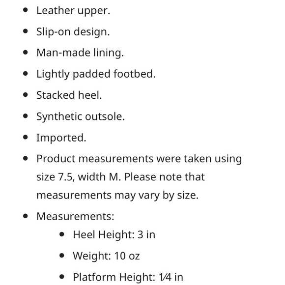 NWOT Franco Sarto mule - Picture 5 of 5