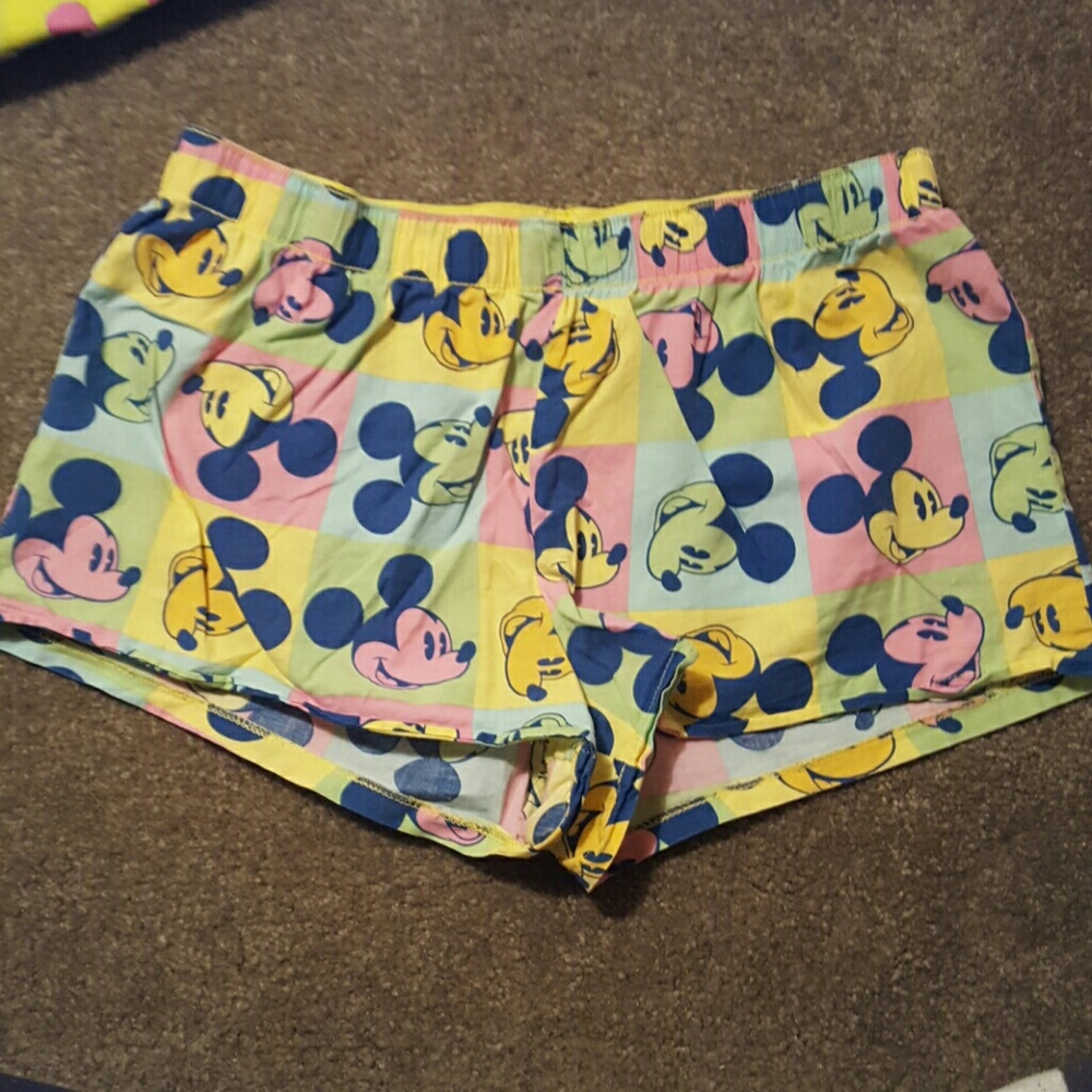 Mickey Mouse pajama shorts