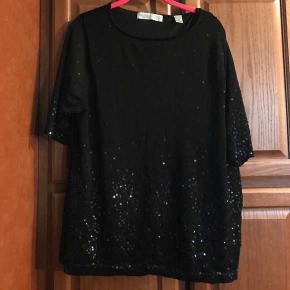 Valerie Stevens Sweaters - Valerie Stevens Sequin Sweater Plus size 2X
