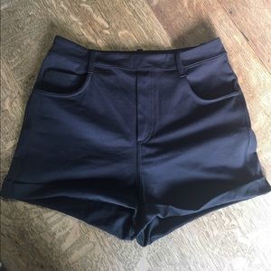 Lululemon Black High Waisted Shorts