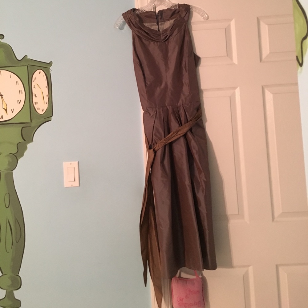NWOT Siri Metallic Brown Gown size 12