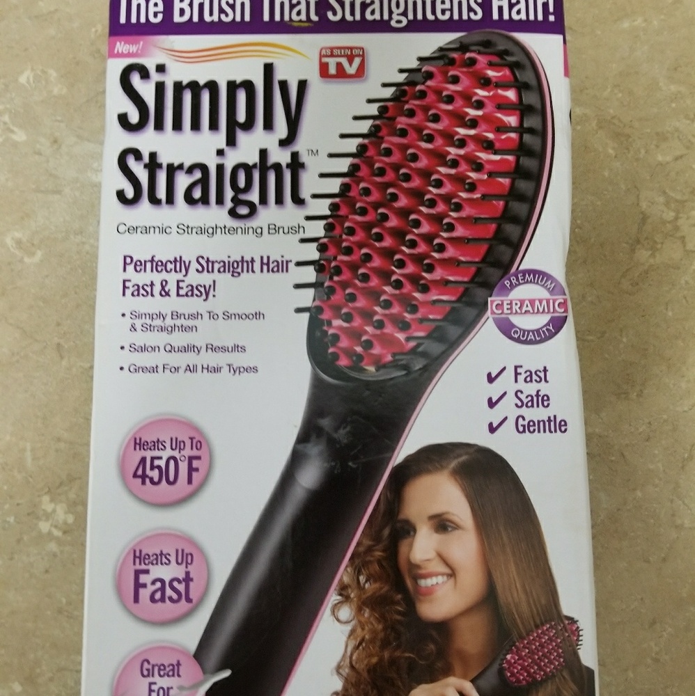 Simply Straight straightening brush