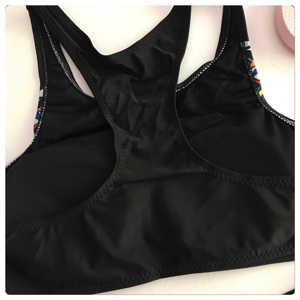 HP NWT  Black Tribal Aztec Halter Bikini - Picture 5 of 8