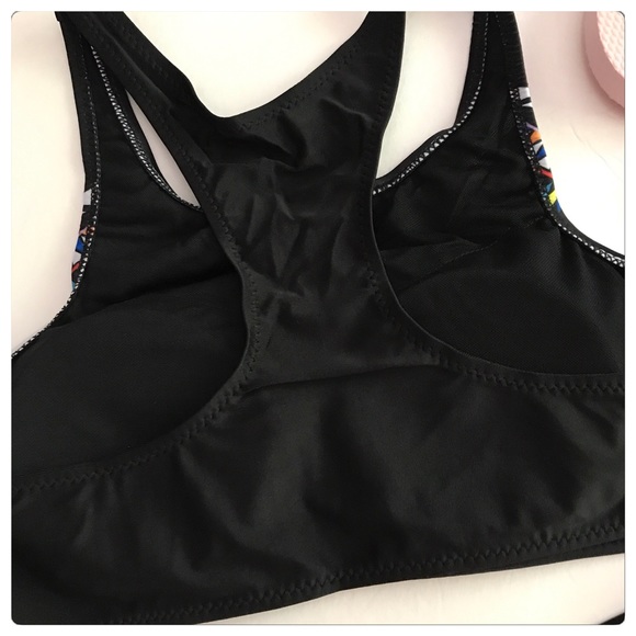 HP NWT  Black Tribal Aztec Halter Bikini - Picture 5 of 8