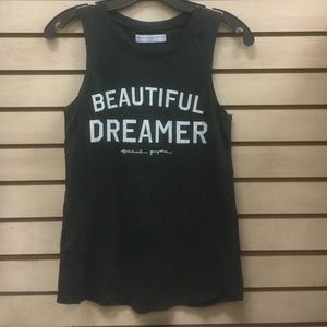 Spiritual Ganster black tank beautiful dreamer top