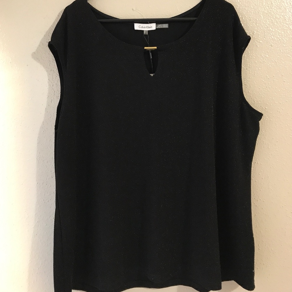 Calvin Klein shiny top