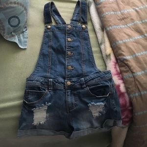 Denim Overalls