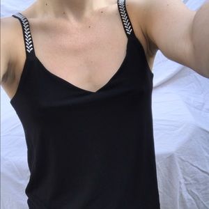 Michael Kors Silk Black Top!