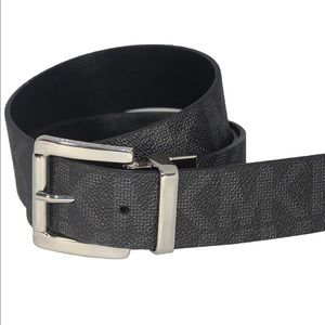 Michael Kors | Black Reversible Leather Belt