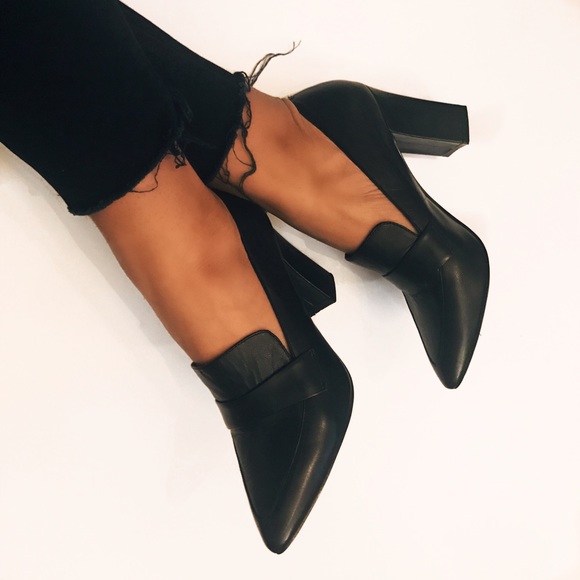 nine west loafer heels