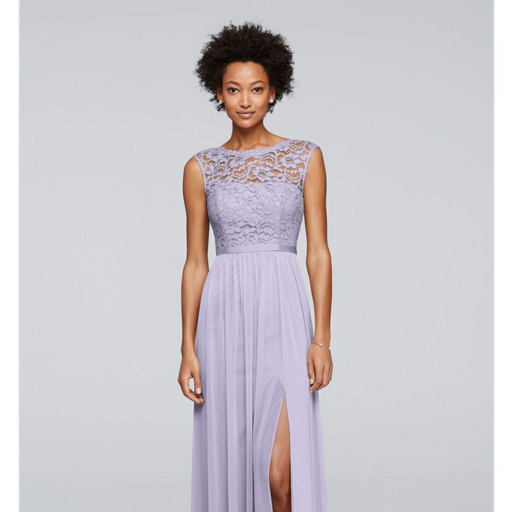 Full Length Lace Bodice Bridesmaid/Prom Dress