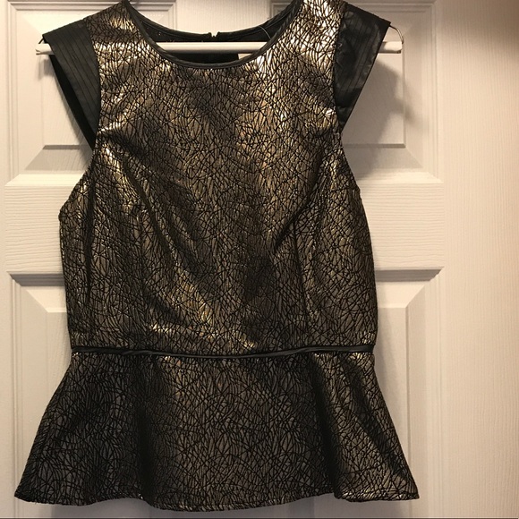 Cap Sleeve Peplum Top - Picture 1 of 2