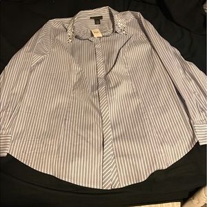 NWT Lane Bryant button down dress shirt