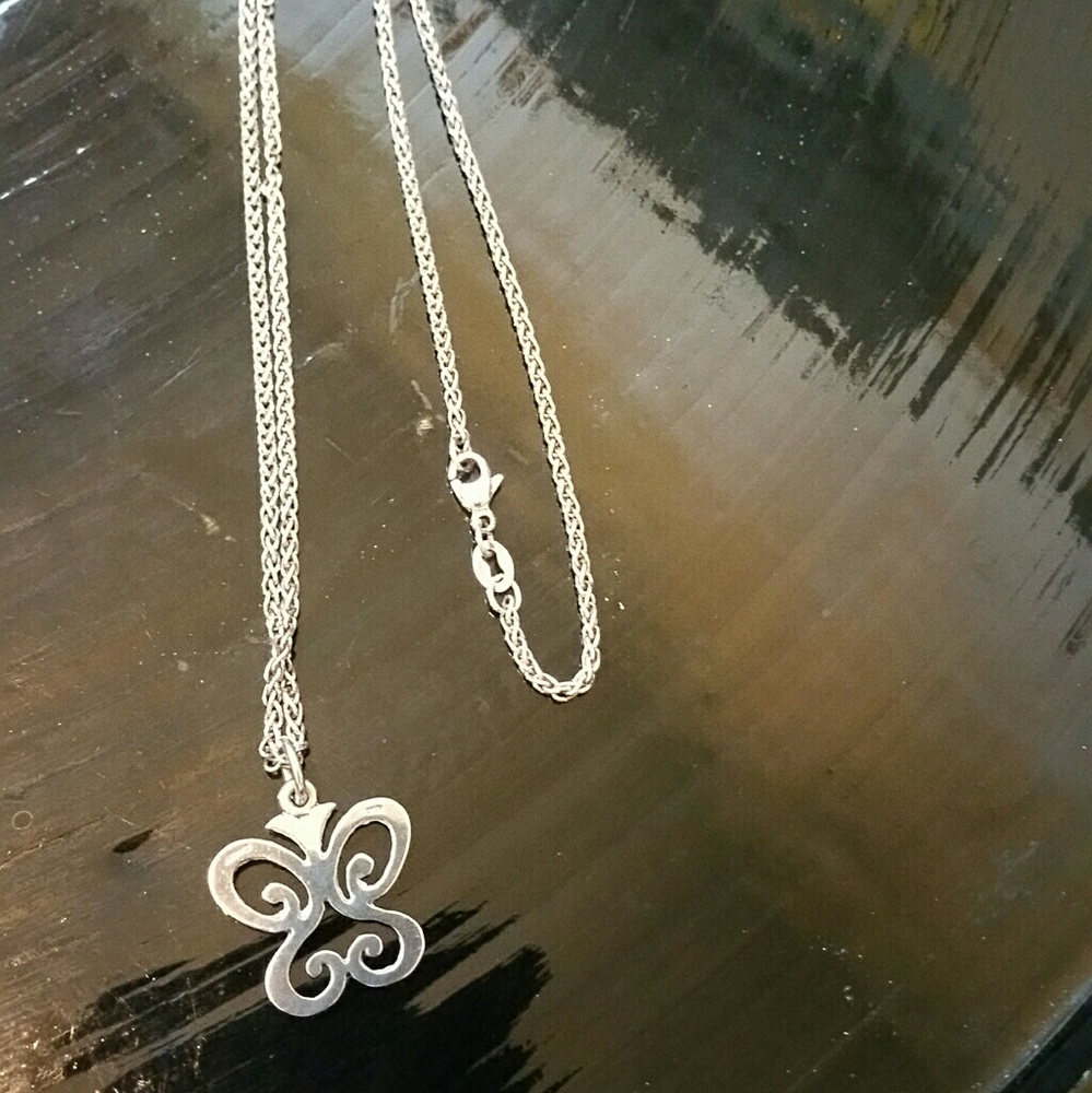 James Avery Sterling Silver Butterfly Necklace