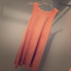Suede Rose Pink Dress!!